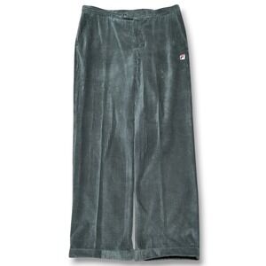 Vintage 90s Fila Baggy Corduroy Cuffed Trousers Mens Size 34 x 30 Made In Italy